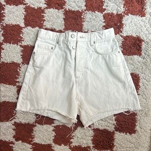 White Denim Women's Shorts
